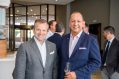 Aparium Hotel Groups COO Todd Cilano and EVP of Marketing and Communications Joe Aguilera at the opening celebration for The MC Hotel.