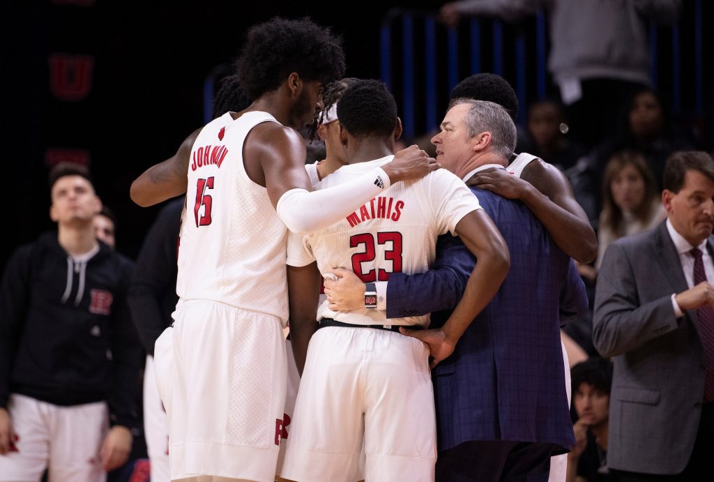 The Rutgers Scarlet Knights men's basketball team takes on the Penn State Nittany Lions at the Rutgers Athletic Center in Piscataway Jan. 7, 2020.