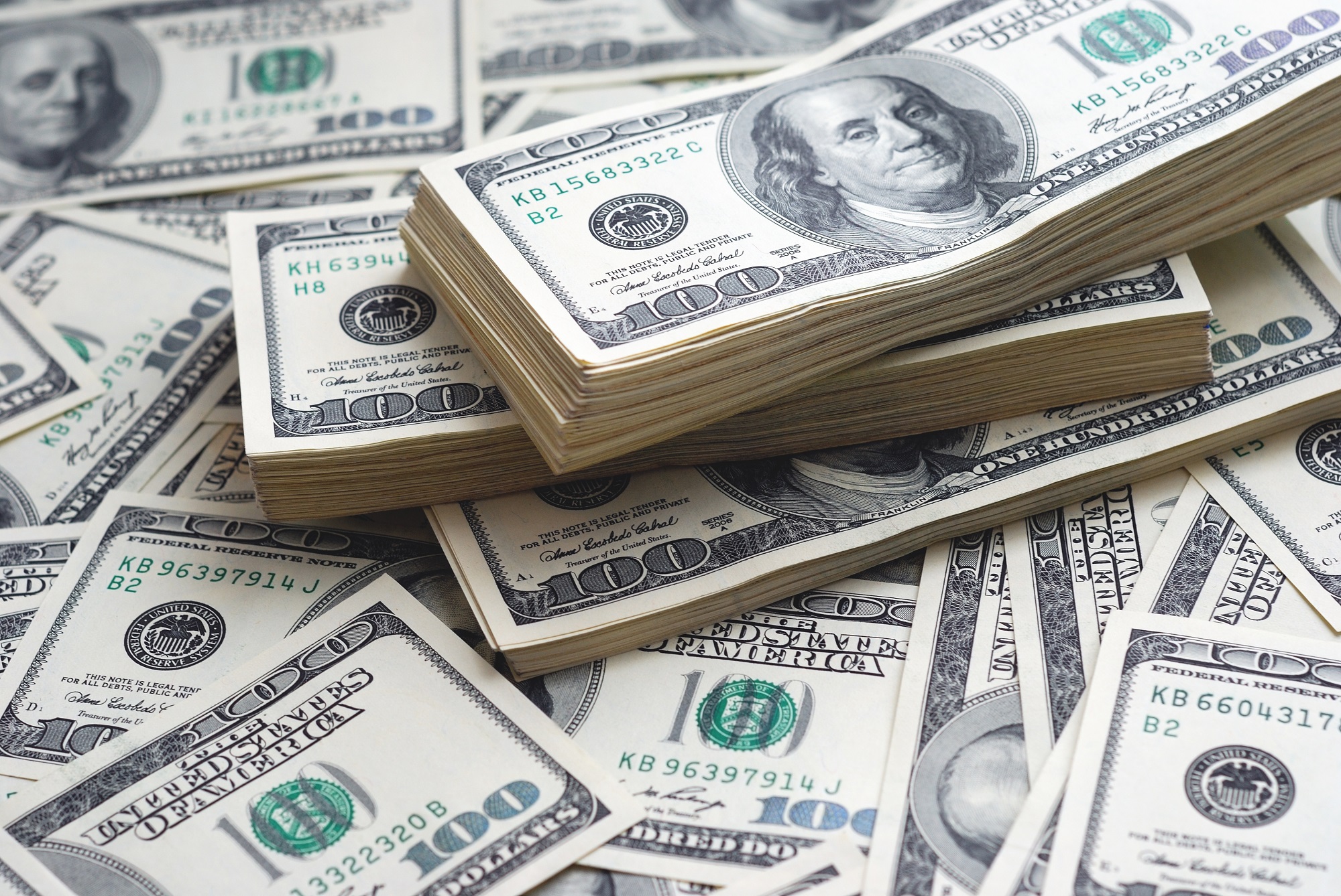 Dollar bank note money background