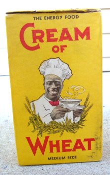 A Cream of Wheat box, circa 1919.