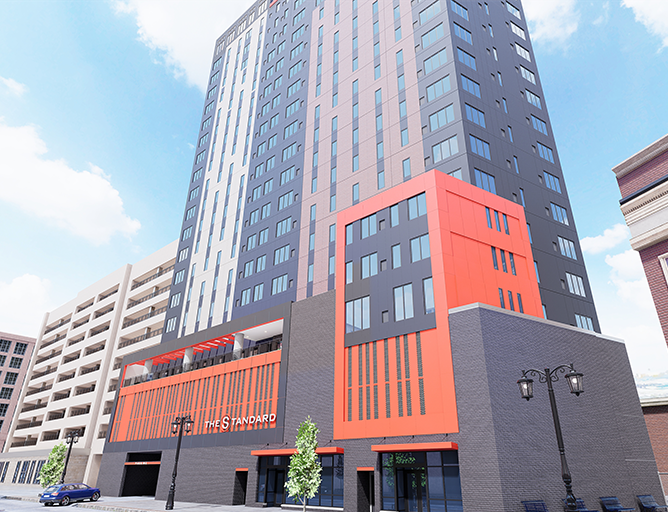 Gilbane provided construction services for The Standard in New Brunswick- GILBANE CO.