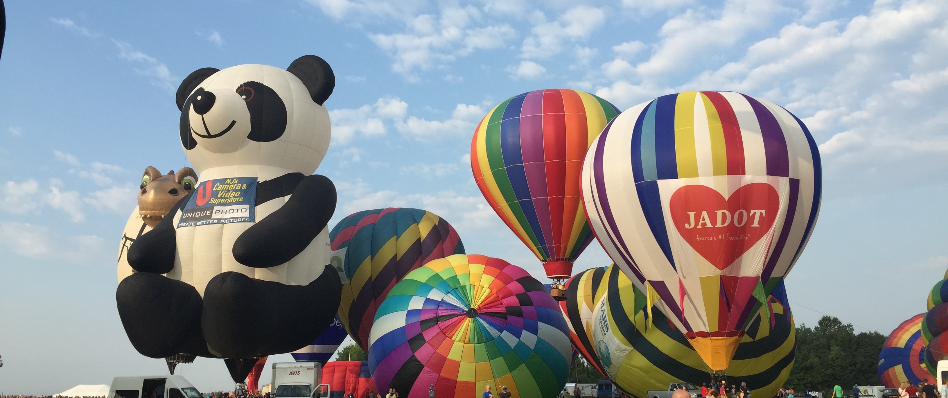 The New Jersey Lottery Festival of Ballooning at Sollberg Airport in Readington Township.