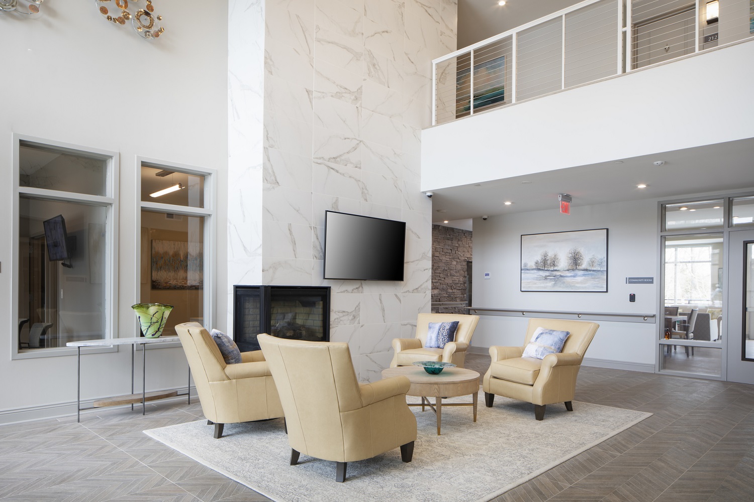 An interior view from Walters' Cornerstone at Greentree in Marlton.
