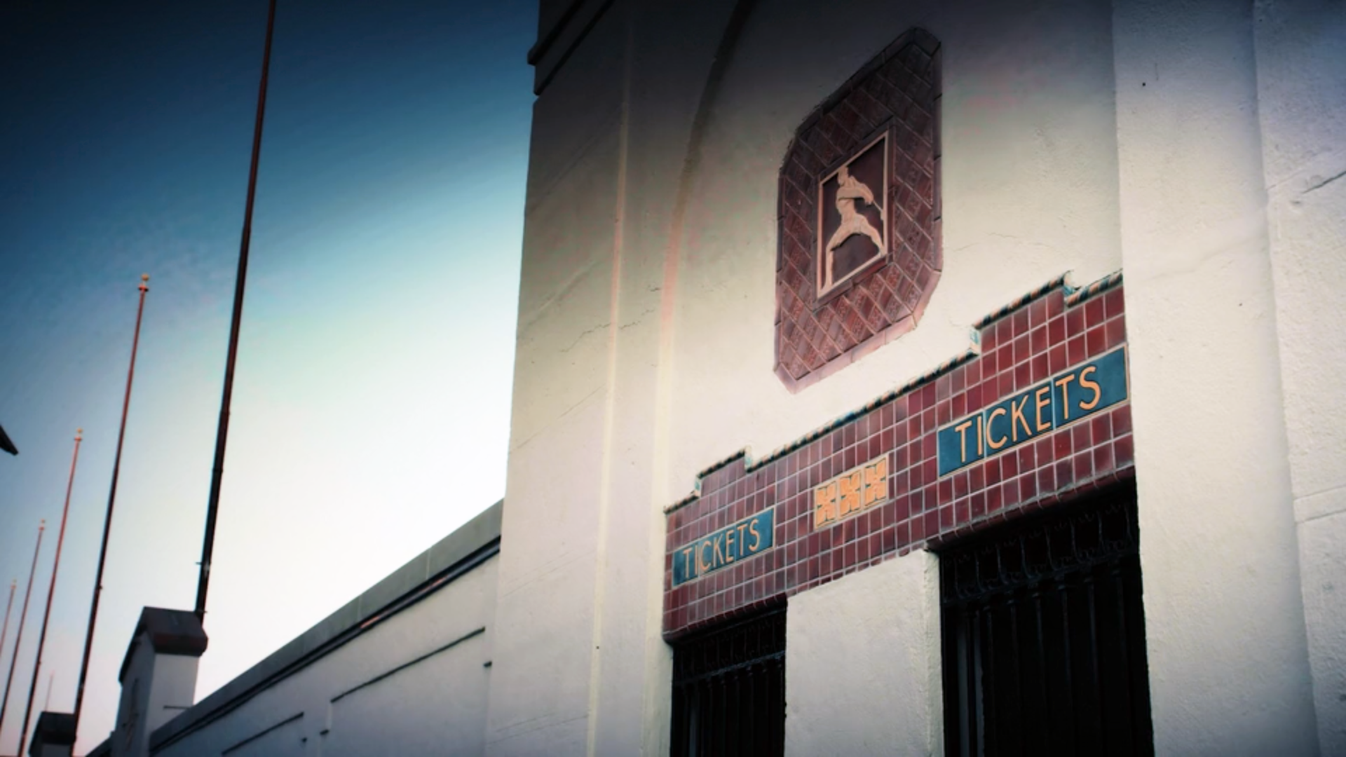 The historic box office at Hinchliffe Stadium, a Paterson Landmark, is set to be transformed into a multi-use facility. - JERSEY WITH BIG JOE HENRY