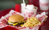Freddy’s Frozen Custard & Steakburgers is known for its signature cooked-to-order steakburgers, all-beef hot dogs, shoestring fries and freshly churned frozen custard.