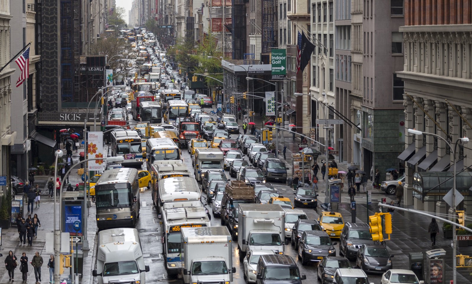 Traffic congestion in New York City