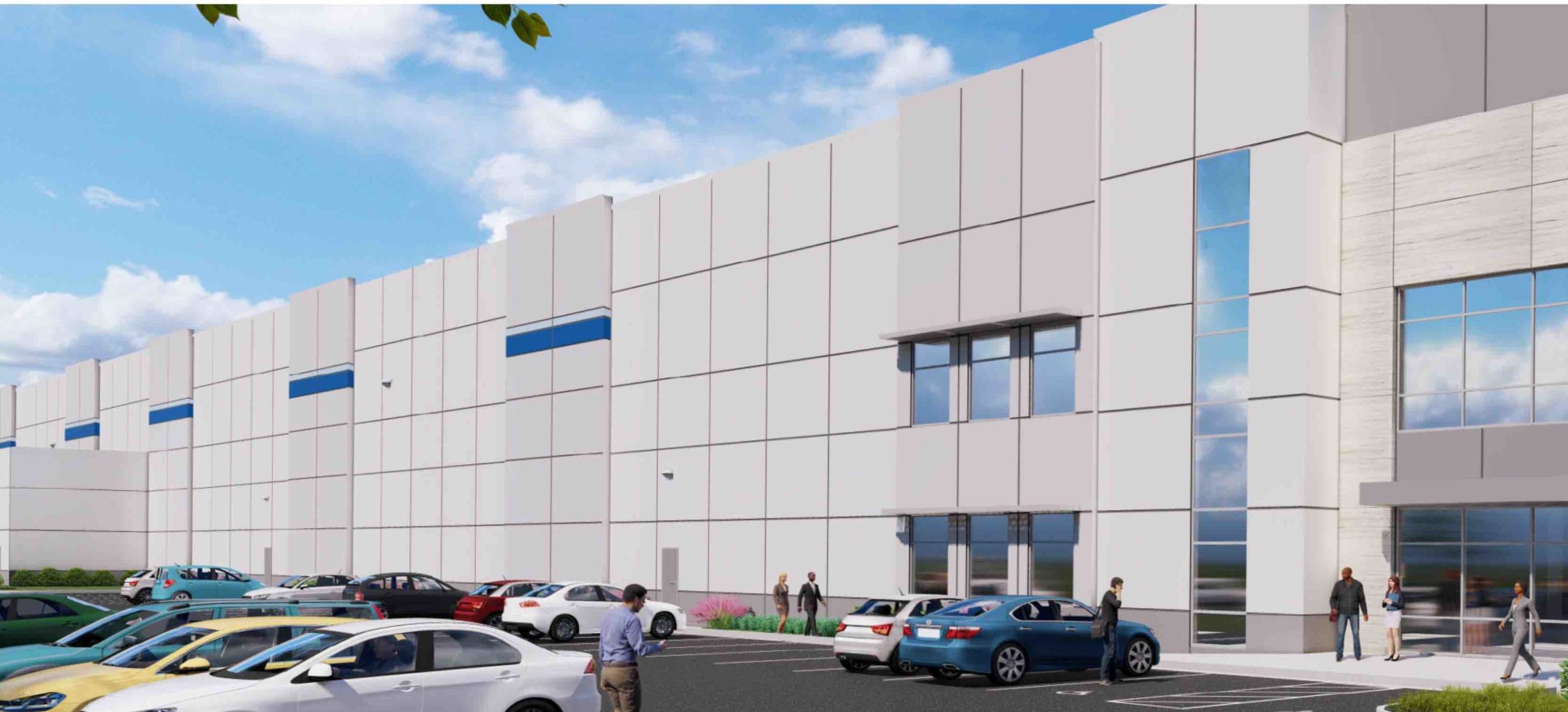 Rendering for the Ridgefield Logistics Center in Ridgefield.