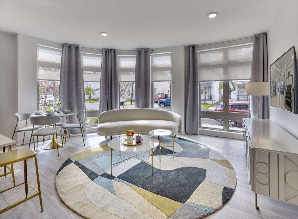 A model residence at Crossings at Raritan Station at 59 Second Ave. in Raritan.