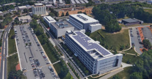 Partners Russo Development and Onyx Equities will bring a brand new industrial development to Novartis Corp.'s 202-acre U.S. headquarters in East Hanover, pictured here.
