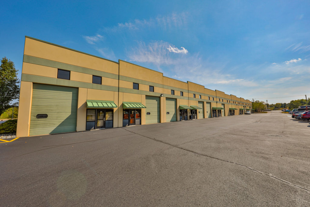 One of the expanded buildings at Hillsborough Business Center. Building 15 and Building 16 each saw 9,000 square feet added to their footprints.