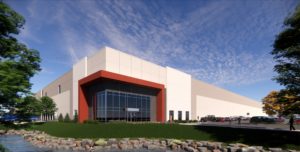 A rendering for Central 9 Logistics Park. Expected to be delivered beginning in the first quarter of 2023, the nine-building industrial development will feature a cumulative 4.2 million square feet.