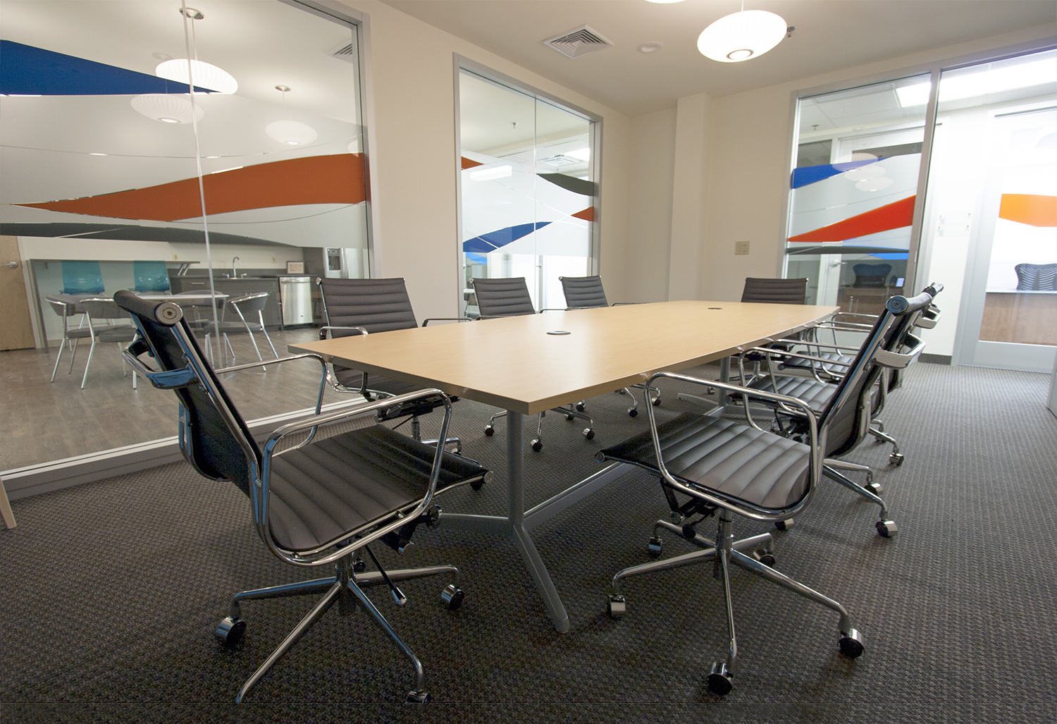 Larken Associates' Suite Life flexible workplace series offers fully equipped shared conference facilities for tenants.