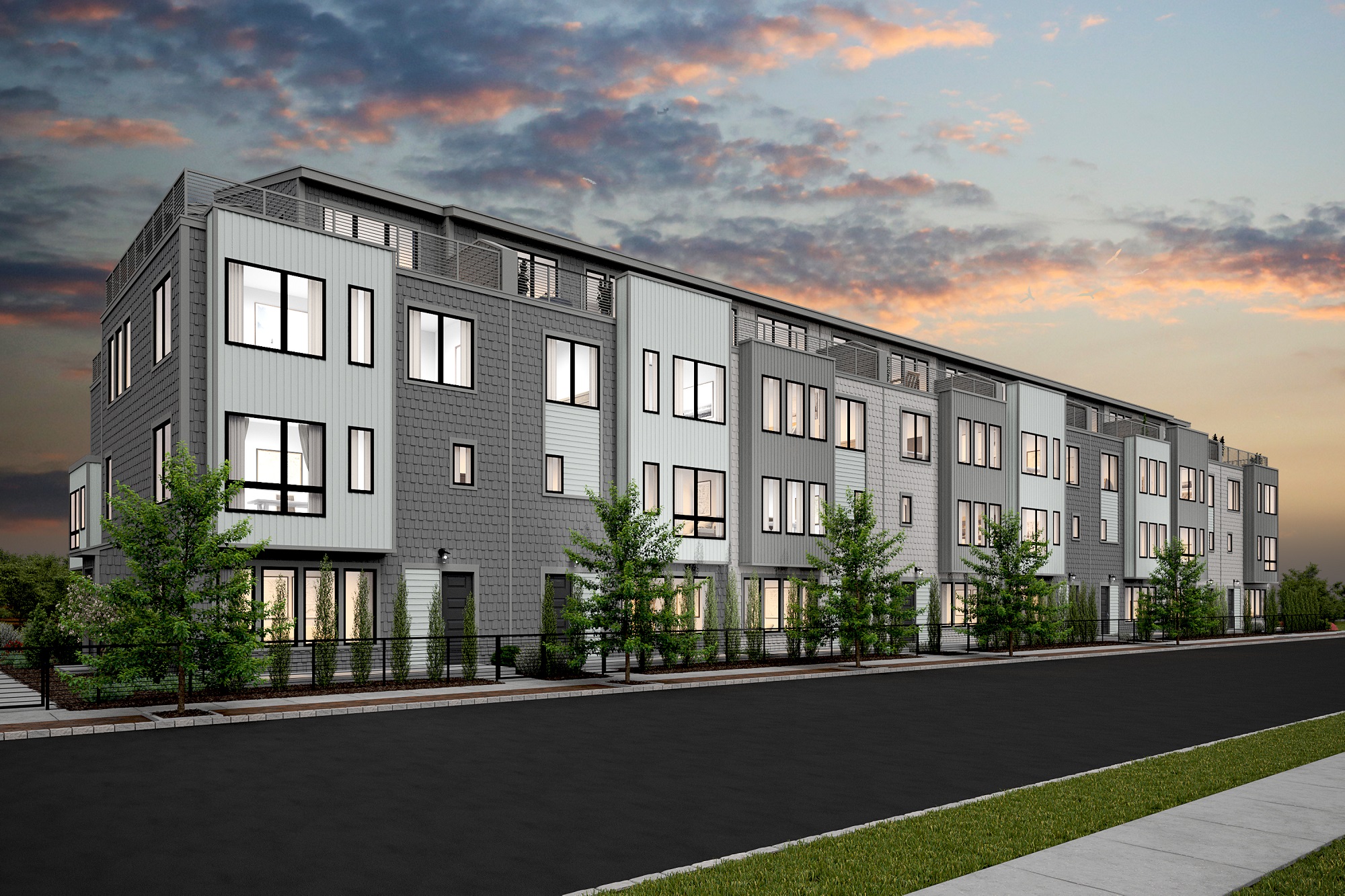 The Cove at Asbury Park from K. Hovnanian Homes features 48 townhomes with prices from the $900,000s to more than $1 million, located at 320 Asbury Ave.