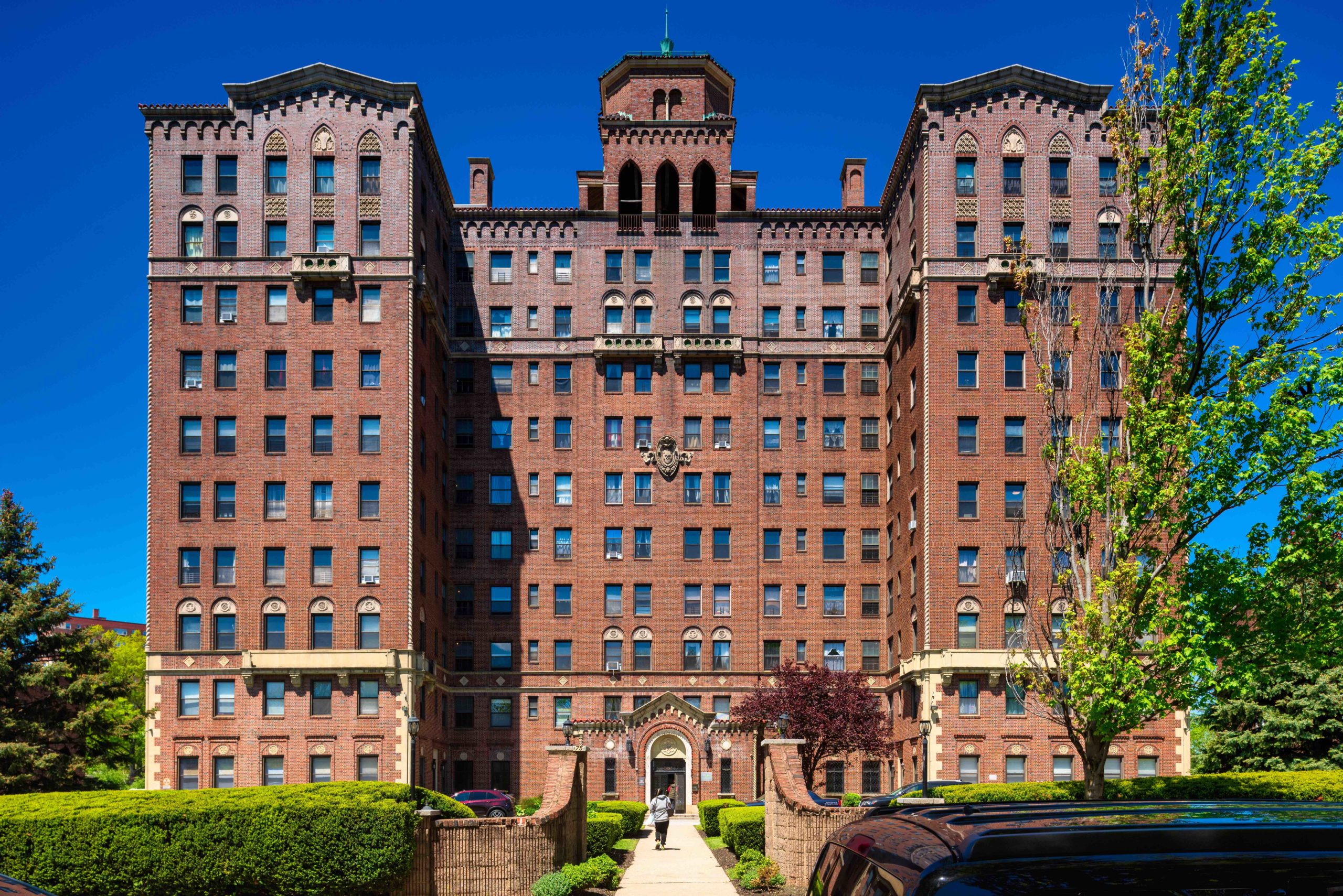 CBRE announced the sale of 75 Prospect St. in East Orange in Essex County, a 44-unit apartment building that spans 10 stories.