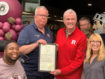 Woodbridge Mayor John McCormac and Gov. Phil Murphy were on hand as Eric LeGrand opened LeGrand Coffee House. PHOTOS BY MATTHEW FAZELPOOR
