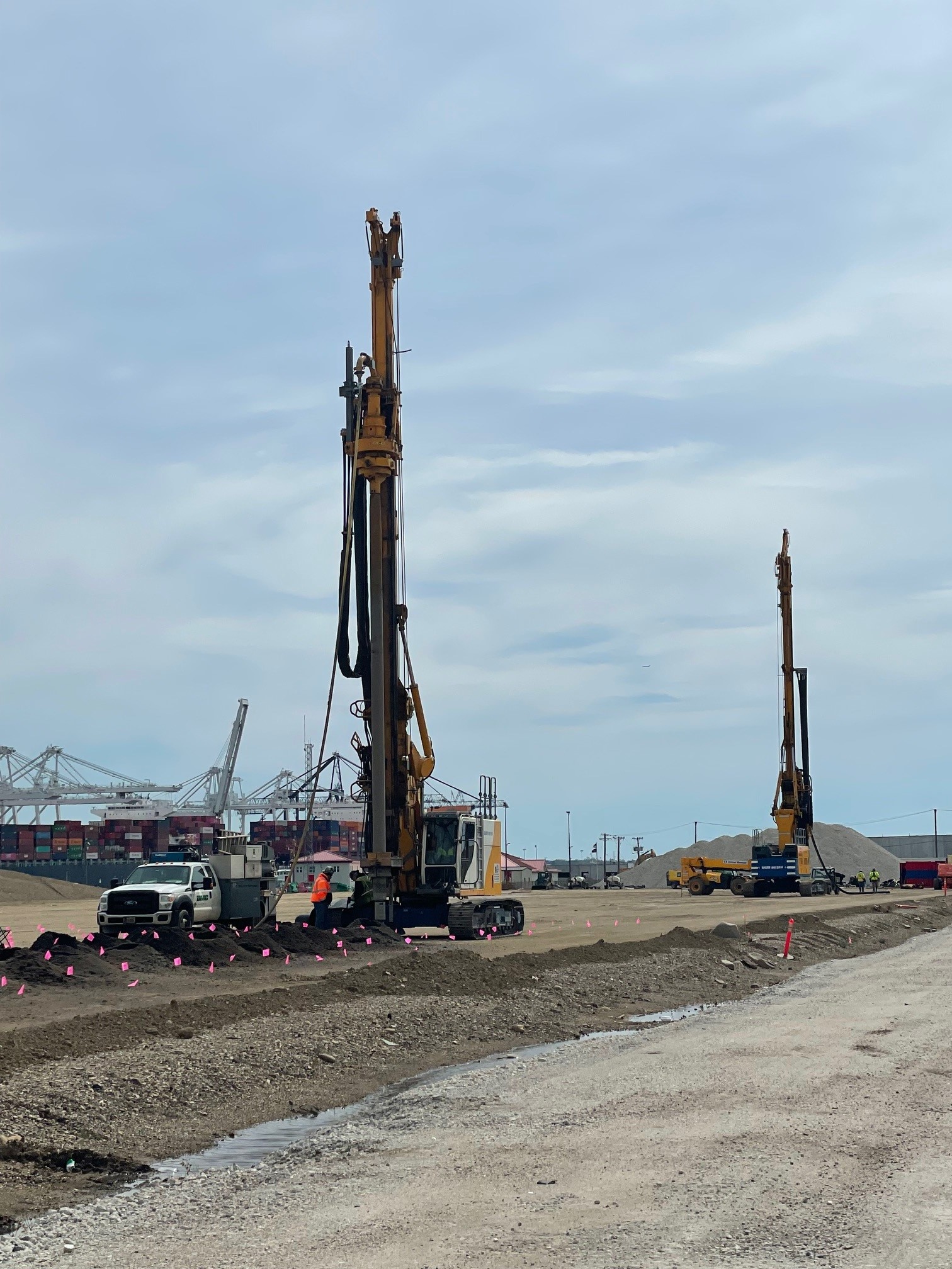 Work begins May 19, 2022, to bring a spec warehouse building to Lincoln Logistics Bayonne, the redevelopment of the 152-acre former Military Ocean Terminal property.