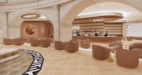 Caesars said the redesigned first-floor lobby will also feature a new Starbucks that offers mobile ordering. PHOTO: CAESARS ENTERTAINMENT