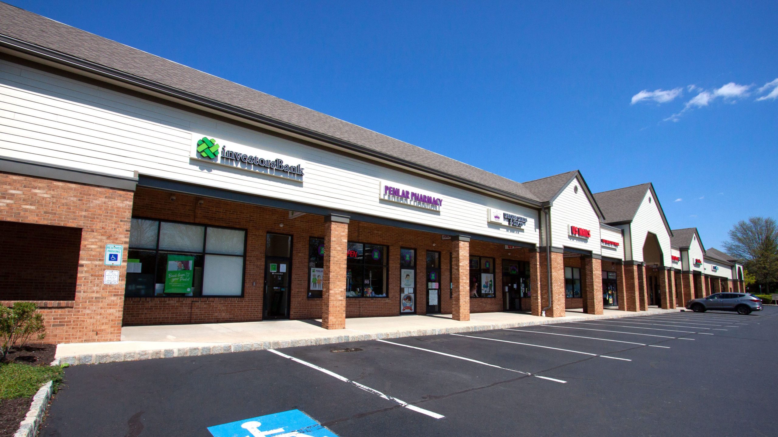 Manors Corner Shopping Center, located at 160 Lawrenceville-Pennington Road in Lawrenceville, is a 26,564-square-foot complex offering retail and restaurant space. - LARKEN ASSOCIATES