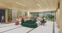 Rendering for The Arbors, Onyx Equities' five-building, 750,000-square-foot office complex in Parsippany.