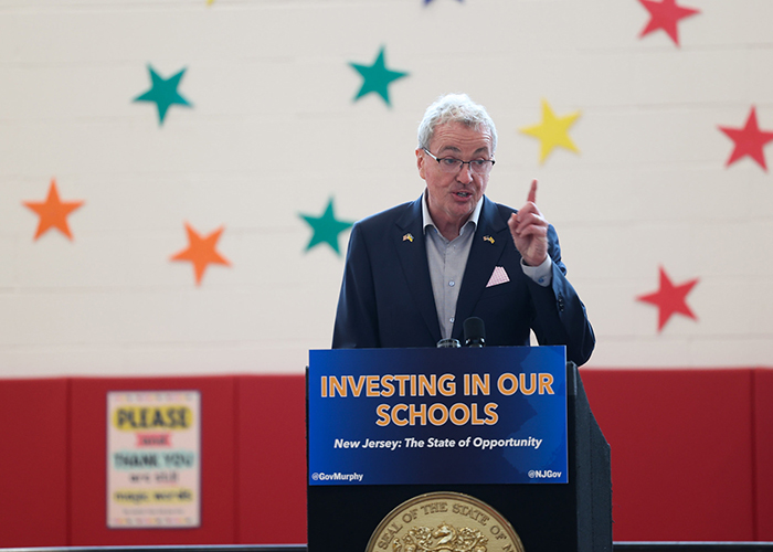 Gov. Phil Murphy visits the Passaic Public School’s Dayton Avenue Campus