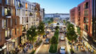 A rendering shows the new "main street" outdoor district planned as part of a mixed-use development at Westfield Garden State Plaza in Paramus.<br />
PHOTOS: BUSINESS WIRE