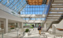 The reimagined lobby at 340 Mount Kemble in Morristown.