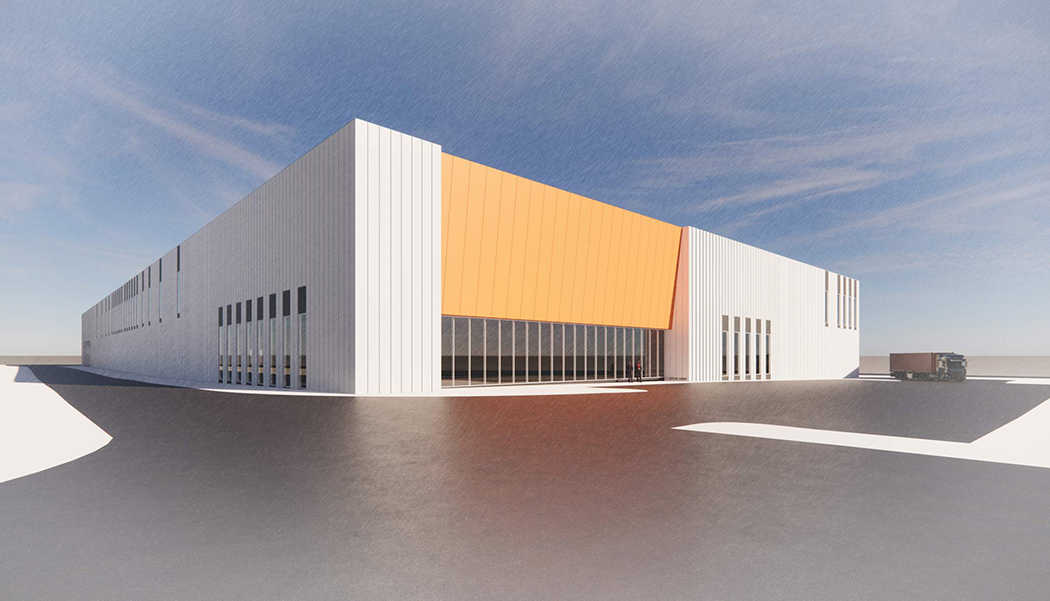 Rendering for 12 Porete, a 111,660-square-foot warehouse facility coming to North Arlington.