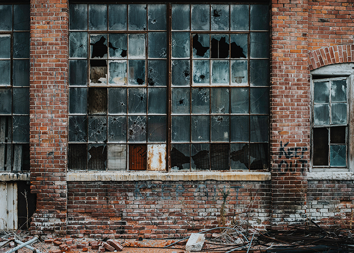 abandoned building