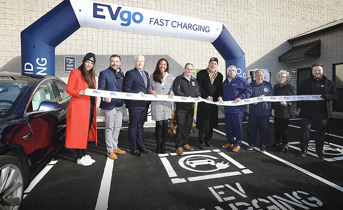 Brookdale ShopRite's EVgo Inc. electric vehicle fast-charging station