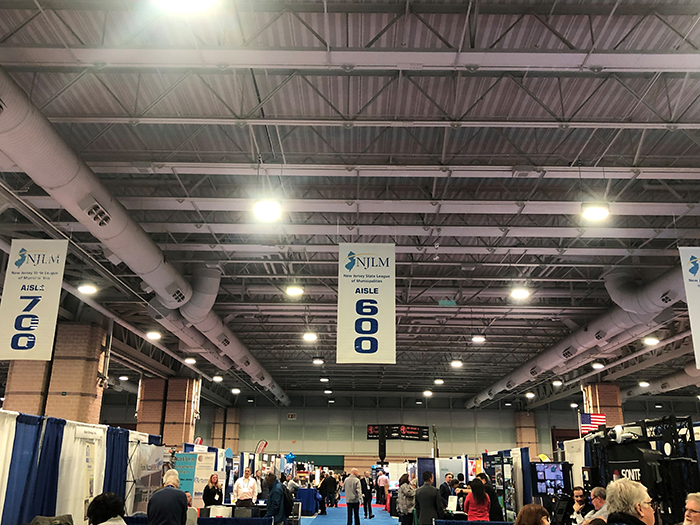 Exhibit hall at the League of Municipalities Annual Conference