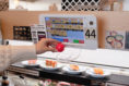 Diners can also order from tablets at each booth and counter space from a menu of 140-plus items.<br />
PHOTO: EMILY DAVIS FOR KURA SUSHI
