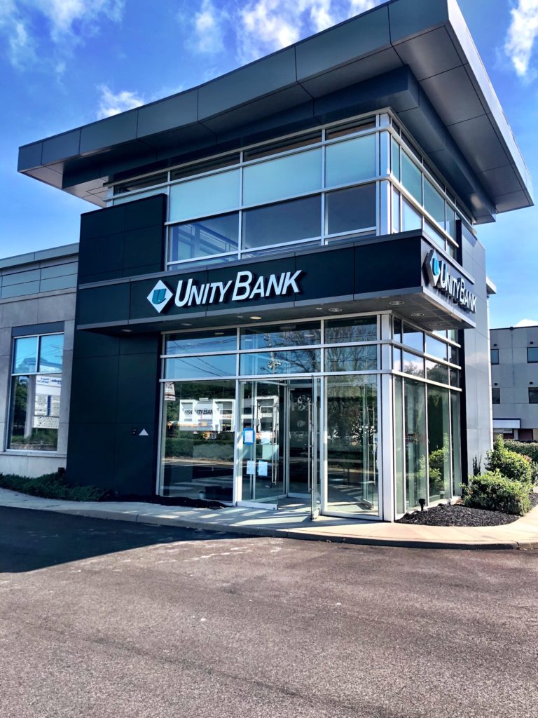 Unity Bank opened a new, full-service branch in Lakewood at 1255 Route 70 in December 2022.