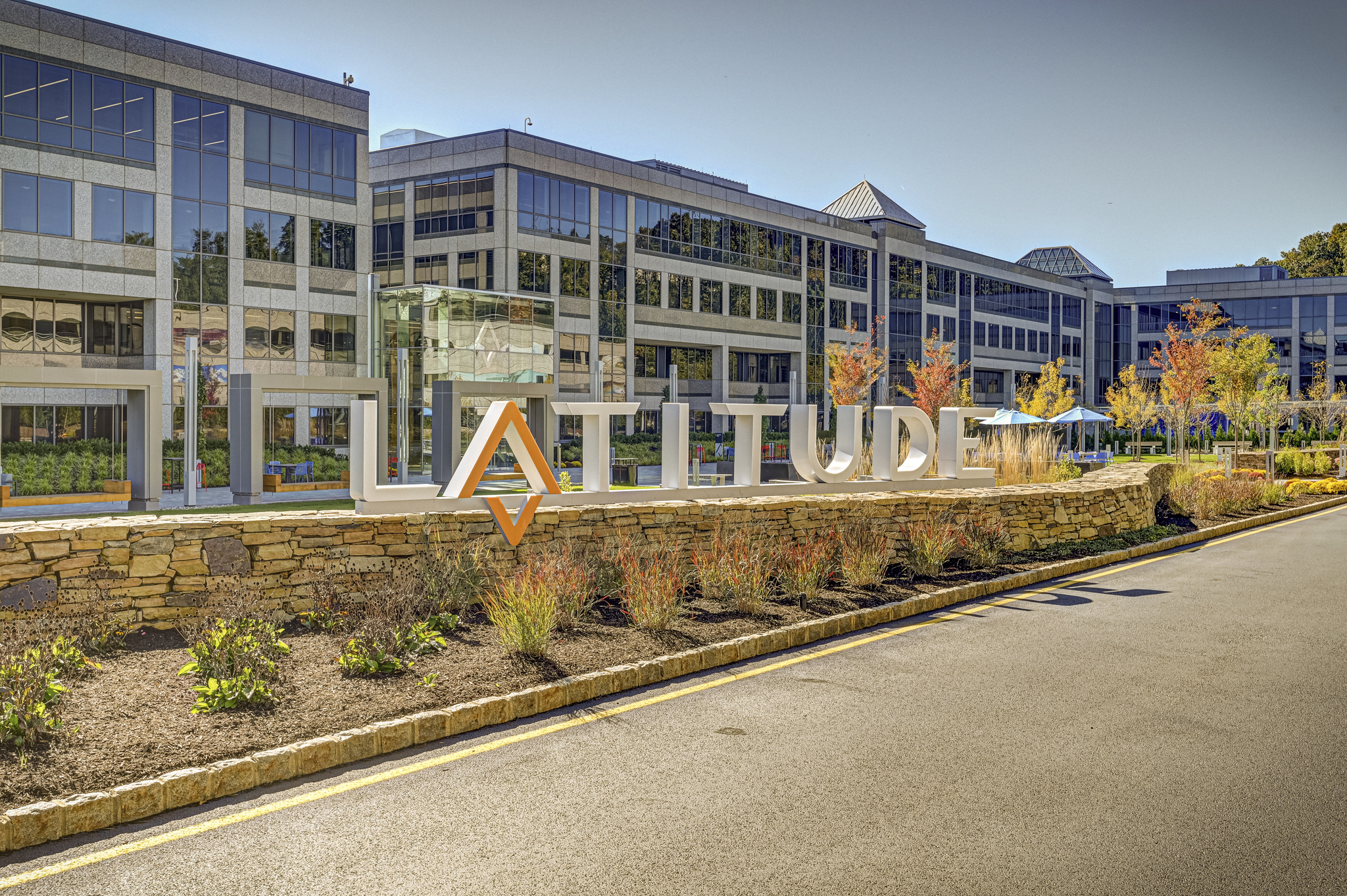Latitude is a 35-acre, two-building office campus in Parsippany.