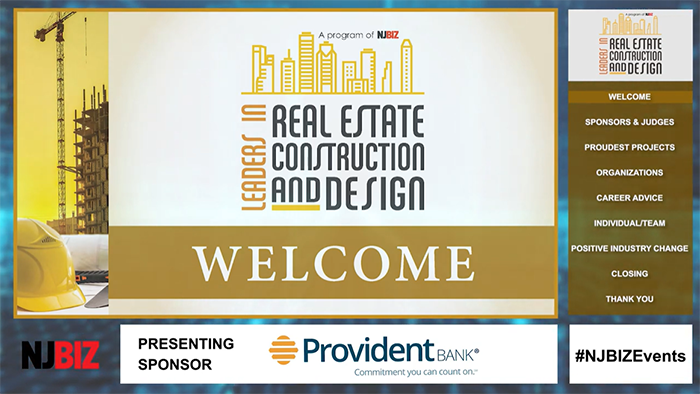 NJBIZ 2022 Leaders in Real Estate, Construction and Design