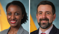 New Jersey Cannabis Regulatory Commission Chair Dianna Houenou and Executive Director Jeff Brown