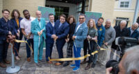 Officials from Nerd Street and Rowan University gathered April 27 for the opening ceremony of Localhost Rowan University.
