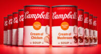 Campbell Soup Co. has unveiled two gluten-free cooking soups: Cream of Mushroom and Cream of Chicken, two of the brand’s most popular flavors.
