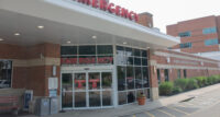 Exterior of the Atlantic Health System's Morristown Medical Center Emergency Department before work began in 2021. - ATLANTIC HEALTH SYSTEM