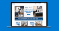 Overstock has relaunched BedBathandBeyond.com, saying the site will offer kitchen, bed and bath-related items, as well as a growing assortment of furniture and other home product categories.