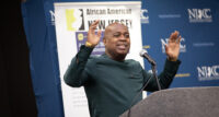 Newark Mayor Ras Baraka was one of the speakers at the State of DE&I event.