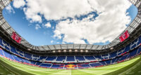The New York Red Bulls' Red Bull Arena in Harrison is shown during an MLS regular season game against the San Jose Earthquakes on March 16, 2019.