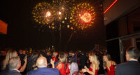 Guests were encouraged to wear red in honor of the theme of Cooper's Red Hot Gala, which included entertainment such as a fireworks display. - COOPER HEALTH