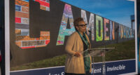 Camden Community Partnership President and CEO Dana Redd welcomes attendees to the organization’s 2023 Annual Meeting. During her address, Redd highlighted Camden’s resiliency and the critical role dynamic partnerships play in the City’s continued growth and success.