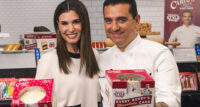 Buddy Valastro of "Cake Boss" fame, shown with his wife, Lisa, recently launched three new specialty cakes and cake slices for Walmart.