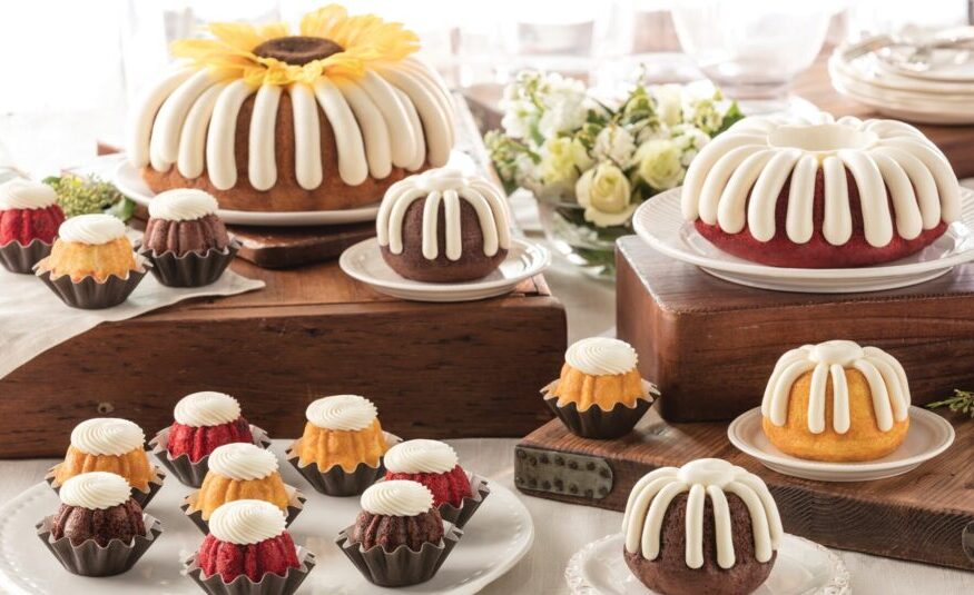 Founded in 1997, Las Vegas-born Nothing Bundt Cakes is known for its menu of handcrafted Bundt cakes in a variety of sizes, ranging from full to miniature.