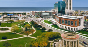 Stockton University in Atlantic City is one of the first four grant recipients of the New Jersey Economic Development Authority's $10 million Activation, Revitalization, and Transformation (ART) Program.