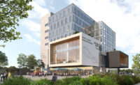 A rendering for Edge Works at Liberty Science Center's and the City of Jersey City's 30-acre Scitech Scity project.