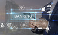 Business growth. Businessman holding tablet and a hot of fire glowing upright arrow with analyzing data and economic growth graph. Strategy. Stock market. Financial and banking. Digital marketing.