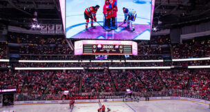 The New Jersey Devils play home games at Prudential Center in Newark.