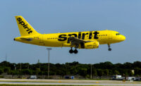 Spirit Airlines operates out of Newark airport's Terminal B.